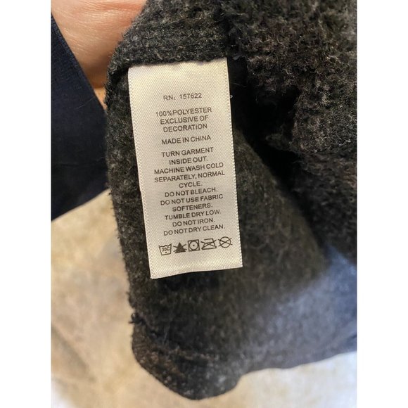 Eddie Bauer Womens Full Zip Hoodie Black Gray Heather Lightweight Size Small - Picture 9 of 11